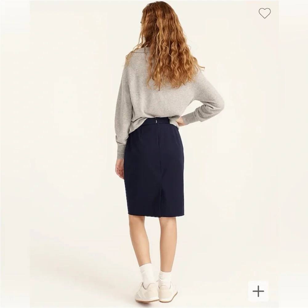 J. Crew Navy Blue Women's Pencil Skirt Size 6